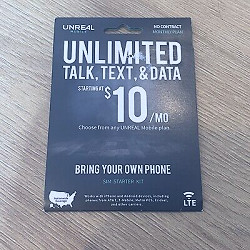 Unreal Mobile 4g LTE 3-in-1 SIM Starter Kit No Plan Included for sale  online | eBay